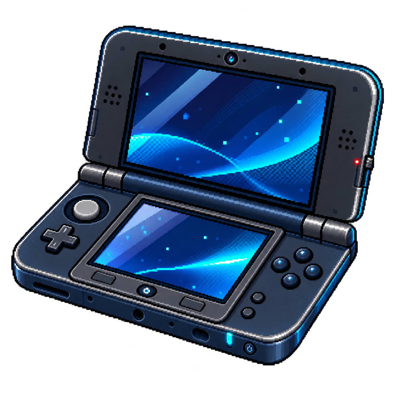 Nintendo 3DS en pixel art